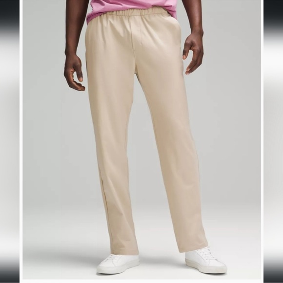 NWT lululemon ABC Pull-On Pant XL Light tan (Trench) Relaxed Tapered Fit - Picture 1 of 15